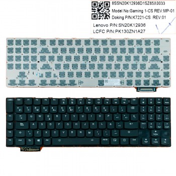 TECLADO ESPAÑOL LENOVO IDEAPAD Y900-17ISK Y910-17ISK Y920-17IKB SERIES | PK130ZN1A12 SN20K12922 | NEGRO SIN MARCO