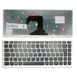 TECLADO ESPAÑOL LENOVO IDEAPAD S400 SERIES | NEGRO CON MARCO BLANCO