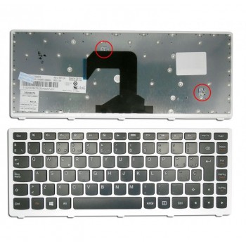TECLADO ESPAÑOL LENOVO IDEAPAD S400 SERIES | NEGRO CON MARCO BLANCO