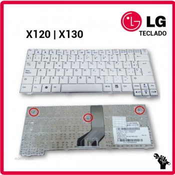 TECLADO ESPAÑOL LG | X120 | X130 | BLANCO