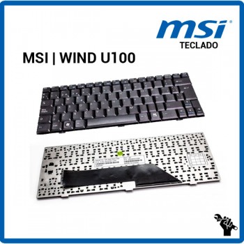 TECLADO ESPAÑOL MSI | WIND U100 | NEGRO