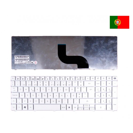 TECLADO PORTUGUÉS PACKARD BELL | EASYNOTE TM81 | BLANCO PACKARD BELL 05671
