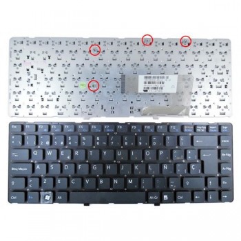TECLADO ESPAÑOL SONY | VAIO VGN-NW | NEGRO | SIN FRAME