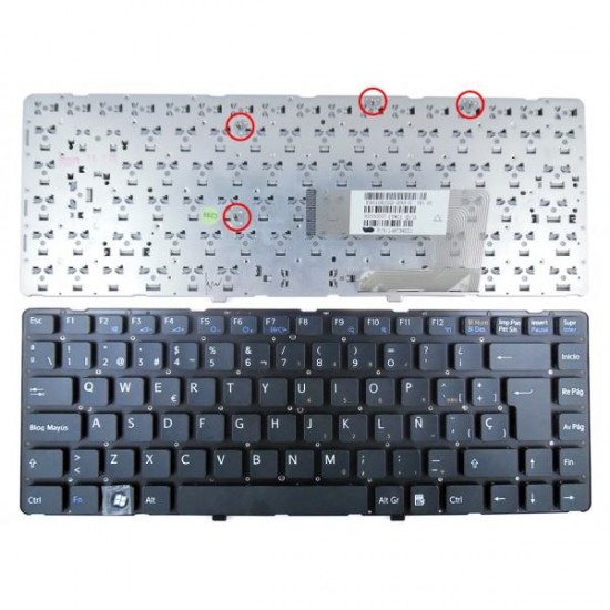 TECLADO ESPAÑOL SONY | VAIO VGN-NW | NEGRO | SIN FRAME SONY 02733