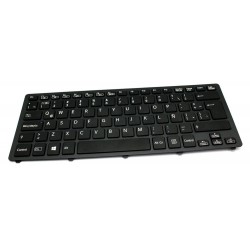 TECLADO INGLÉS SONY | VAIO SVF14N | NEGRO| CON MARCO | RETROILUMINADO