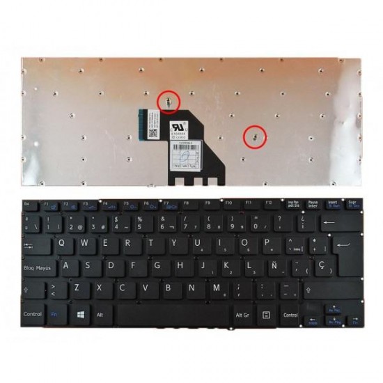 TECLADO ESPAÑOL SONY | VAIO SVF14 | NEGRO | SIN MARCO SONY 03563