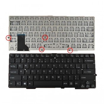 TECLADO ESPAÑOL SONY VAIO SVE13 | NEGRO SIN MARCO