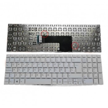 TECLADO ESPAÑOL SONY VAIO SVF15 | BLANCO SIN MARCO