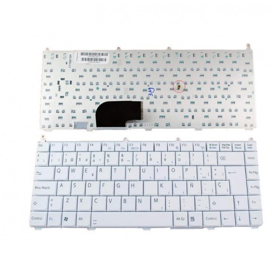 TECLADO ESPAÑOL SONY | VAIO VGN-AR SERIES | BLANCO SONY 01760