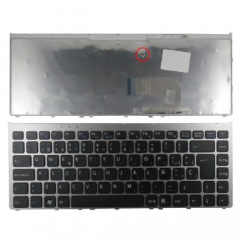 TECLADO ESPAÑOL SONY | VAIO VGN-FW NEGRO | CON MARCO GRIS