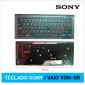 TECLADO PORTUGUÉS SONY | VAIO VGN-SR | NEGRO | CON MARCO NEGRO SONY 04435