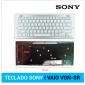 TECLADO PORTUGUÉS SONY | VAIO VGN-SR | BLANCO | CON MARCO PLATA SONY 04436