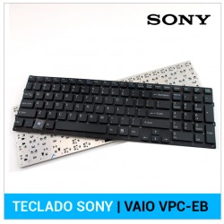 TECLADO ESPAÑOL SONY | VAIO VPC-EB SERIES | NEGRO | SIN MARCO