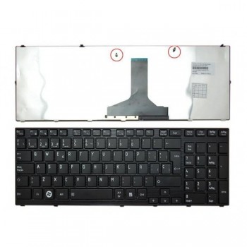 TECLADO ESPAÑOL TOSHIBA SATELLITE P750 P750D P755 P755D P770 P770D P775 P775D SERIES CON MARCO NEGRO