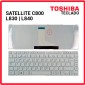 Teclado Español TOSHIBA | SATELLITE L840 | CON MARCO BLANCO | WIN 8 | BLANCO TOSHIBA 03533