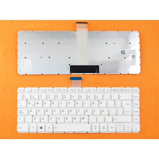 TECLADO LATINO TOSHIBA | SATELLITE L40-B | BLANCO | SIN MARCO TOSHIBA 05009