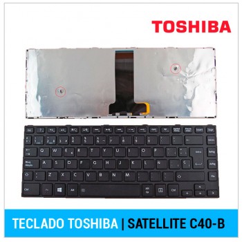 TECLADO ESPAÑOL TOSHIBA | SATELLITE C40 | C40-B | C40B | C40S