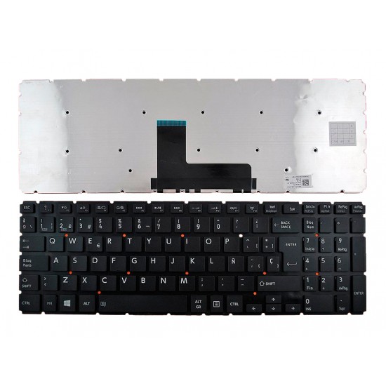 TECLADO ESPAÑOL TOSHIBA SATELLITE L55D-B SERIES NEGRO