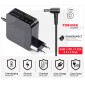 CARGADOR TOSHIBA COMPATIBLE | 19V / 3.42A | 5.5 x 2.5mm | 65W DIRECTO A PARED ( SIN CABLE ) TOSHIBA 00096DP