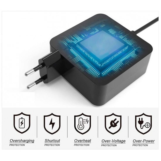 CARGADOR MSI COMPATIBLE | 19V / 4.74A | 5.5 x 2.5mm | 90W DIRECTO A PARED ( SIN CABLE ) MSI 00150DPC