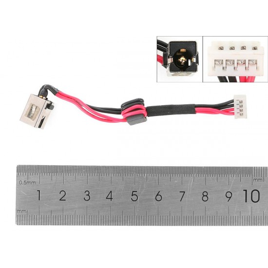 CONECTOR DE CORRIENTE TOSHIBA SATELLITE C855 L850 SERIES | DC30100A700 6017B0356001 TOSHIBA 11216