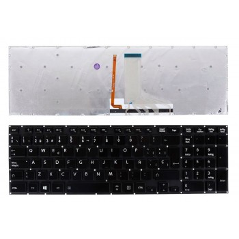TECLADO ESPAÑOL TOSHIBA SATELLITE P50-A P50T-A P55-A P55T-A SERIES SIN FRAME RETROILUMINADO