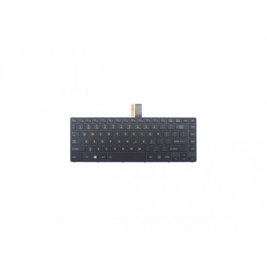 TECLADO INGLÉS TOSHIBA TECRA A40-C SERIES | NEGRO CON FRAME RETROILUMINADO Y POINT STICK TOSHIBA 09176