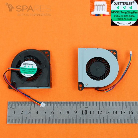VENTILADOR CPU TOSHIBA PORTEGE R700 R750 RX3 R800 R830 R835 R930 SERIES | GDM610000456 GDM610000456 TOSHIBA 08051