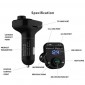 KIT DE COCHE MANOS LIBRES / BLUETOOTH / TRANSMISOR FM / REPRODUCTOR MP3 / CARGADOR USB x2 OEM 09030