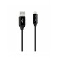 CABLE APPLE LIGHTNING 1METRO 2.4A NYLON NEGRO | L-12 VANWOR 08292