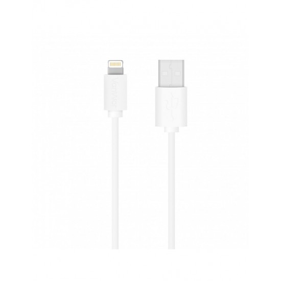 CABLE APPLE LIGHTNING 1 METRO 2A PVC BLANCO | L-02 VANWOR 08295