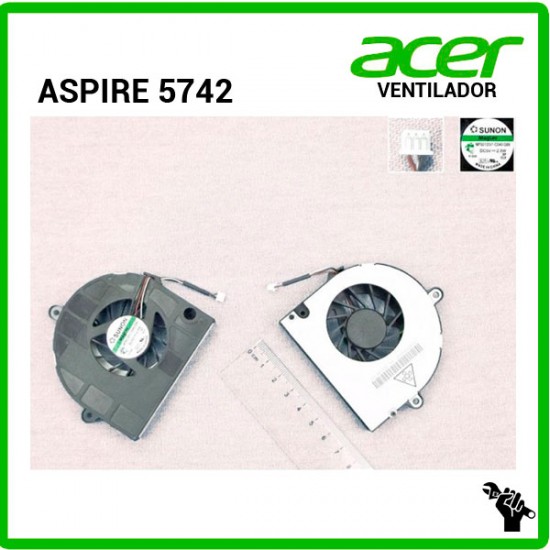 VENTILADOR CPU ACER | ASPIRE 5333 | NV55C ACER 01988C