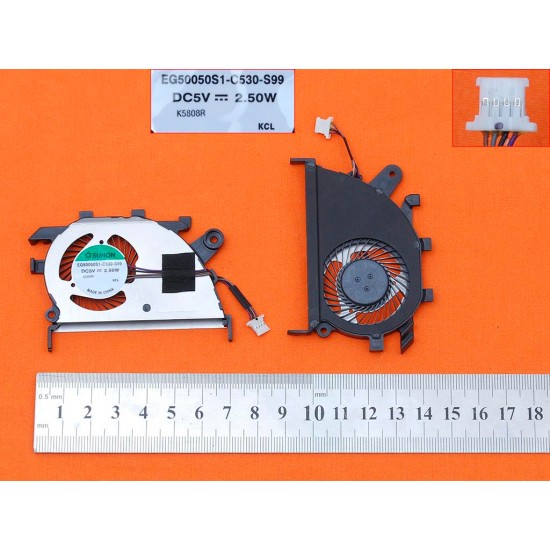 VENTILADOR ACER ASPIRE R7-371T SERIES | EG50050S1-C530-S99 ACER 06885