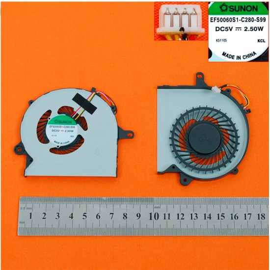 VENTILADOR CPU ACER ASPIRE R3-471T R3-471TG R3-431T SERIES | EF50060S1-C280-S99 ACER 07966
