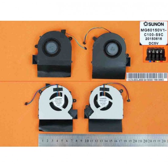 VENTILADORES DERECHO Y IZQUIERDO ACER PREDATOR 17 G9-791 SERIES | MG60150V1-C110-S9C MG60150V1-C100-S9C ACER 07809C
