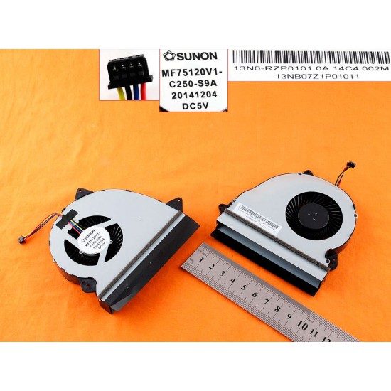 VENTILADOR CPU ASUS GL552JX GL552V GL552VL GL552VW GL552VX SERIES | 13NB09I0P01011 13NB07Z1P01011 ASUS 05146