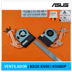 VENTILADOR CPU CON DISIPADOR | ASUS K550 | X750DP | K550D | K550DP