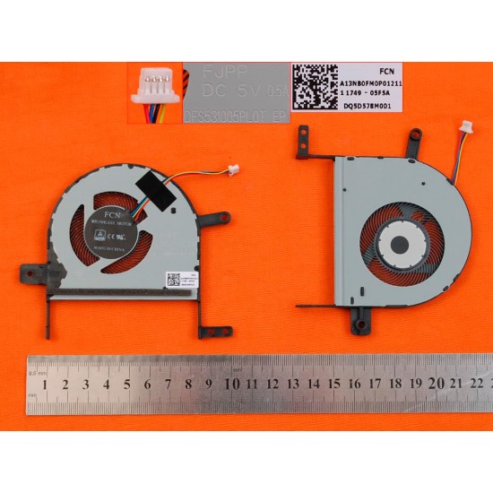 VENTILADOR CPU ASUS S510U X510U X510 SERIES | DFS531005PL0T ASUS 07864
