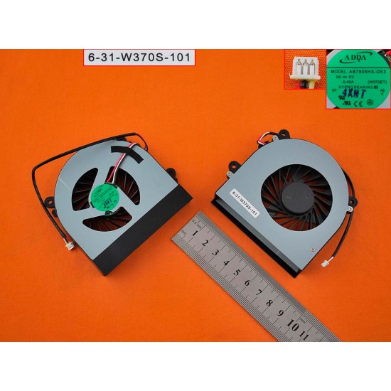 VENTILADOR CPU | CLEVO W350 SERIES | AB7905HX-DE3 CLEVO 05678
