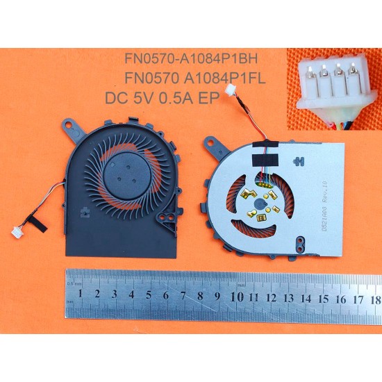 VENTILADOR DELL INSPIRON 14 7460 14-7460 SERIES | FN0570-A1084P1BH FN0570 A1084P1FL DELL 07209