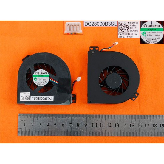 VENTILADOR GPU DELL PRECISION M4700 M4800 SERIES | 0CMH49 MG60120V1-C170-S9A DC28000B3SL DELL 07683