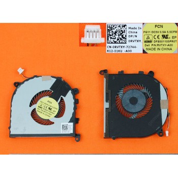 VENTILADOR CPU DELL XPS 15 9550 SERIES | 0RVTXY DFS501105PR0T DC28000GKF0 RVTXY-A00