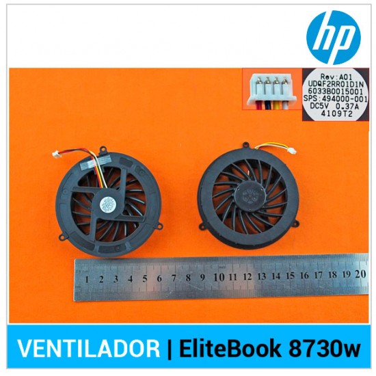 VENTILADOR CPU | HP ELITEBOOK 8730W HP 04686