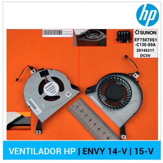 VENTILADOR CPU | HP PAVILION 14-V HP 04408C
