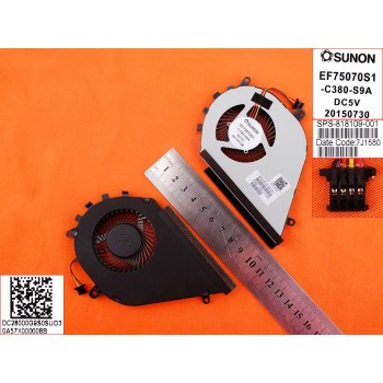 VENTILADOR  CPU HP FCN FGDG DC28000G9F0 818109-001
