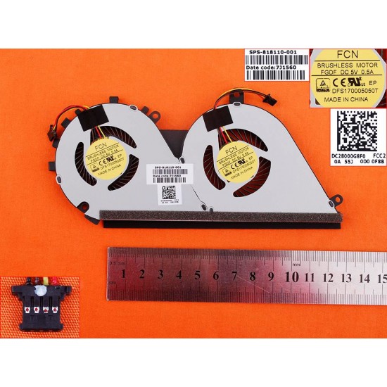 VENTILADOR CPU | HP ENVY 14-J | ENVY 14T-J SERIES | 818110-001 HP 05787
