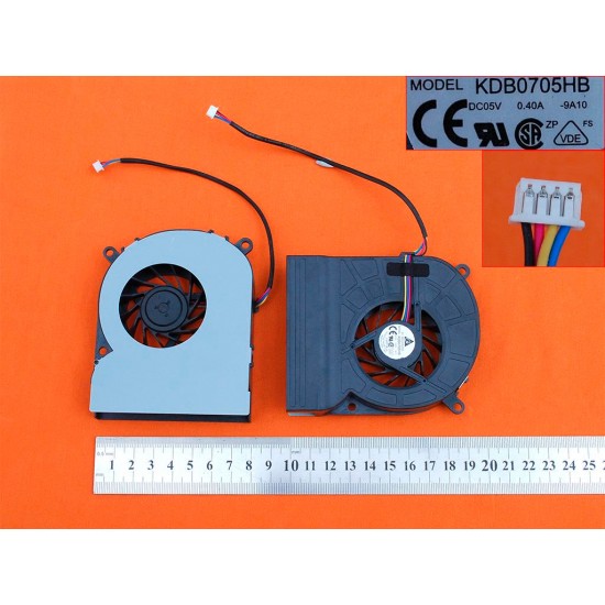 VENTILADOR CPU HP CQ1-1125 CQ1-1000 CQ1-1007 CQ1-1125 CQ1-1028 SERIES | KDB0705HB 1323-00BE0H2 HP 07204