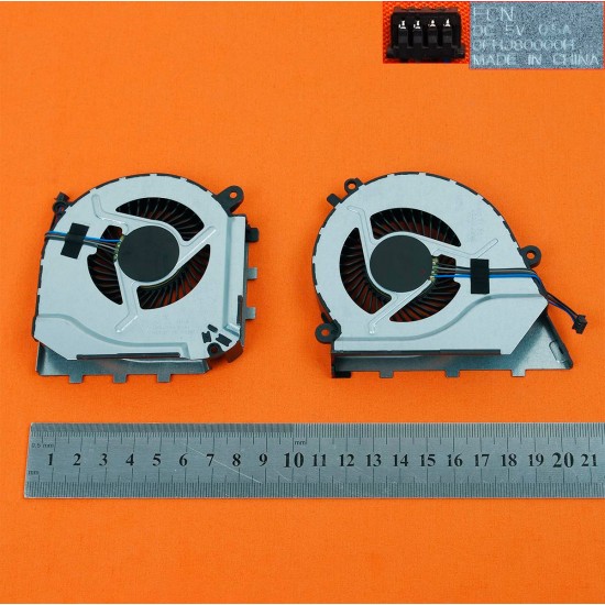 PAR DE VENTILADORES CPU Y GPU HP OMEN SERIES | (862954-001 G38-CPU NFB89B05H 910441-001 0FHJ70000H 0FHJ80000H HP 07967