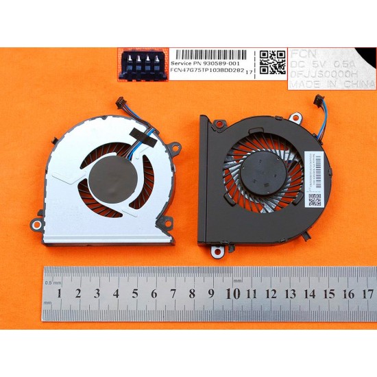 VENTILADOR CPU HP PAVILION 15-CB000 SERIES | 930589-001 0FJJS0000H HP 07681