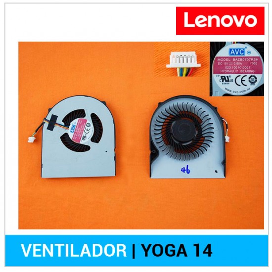VENTILADOR CPU LENOVO | YOGA 14 LENOVO 04401